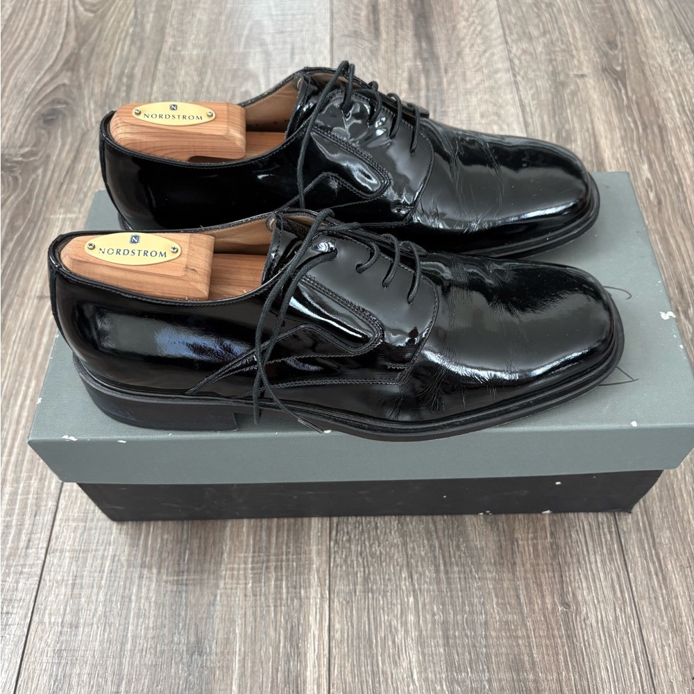 Johnston & Murphy Black Tuxedo Shoes
